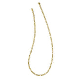20 Stainless Steel Gold IP Plated 4mm Figaro Chain