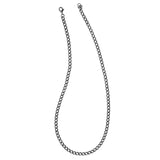 20 Stainless Steel Gun Metal IP Plated 4.5mm Curb Chain