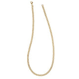 22 Stainless Steel Gold IP Plated 4.5mm Curb Chain