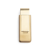 Stainless Steel Gold PVD Finish Flip Money Clip