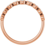 14K Rose 1/4 CTW Lab-Grown Diamond  Anniversary Band