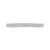 Diamond Half-Eternity Wedding Band in 14K White Gold