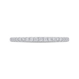 Diamond Half-Eternity Wedding Band in 14K White Gold