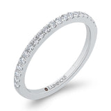 Diamond Half-Eternity Wedding Band in 14K White Gold