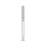 Diamond Half-Eternity Wedding Band in 14K White Gold