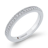 Diamond Half-Eternity Wedding Band in 14K White Gold