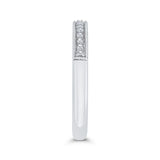 Diamond Half-Eternity Wedding Band in 14K White Gold