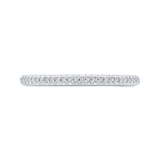 Diamond Half-Eternity Wedding Band in 14K White Gold