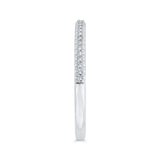 Diamond Half-Eternity Wedding Band in 14K White Gold
