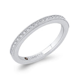 Diamond Half-Eternity Wedding Band in 14K White Gold