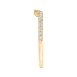 Diamond Half-Eternity Wedding Band in 14K Yellow Gold