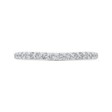 Diamond Half-Eternity Wedding Band in 14K White Gold