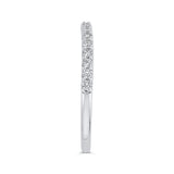 Diamond Half-Eternity Wedding Band in 14K White Gold