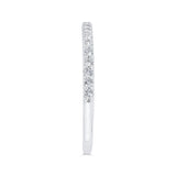 Diamond Half-Eternity Wedding Band in 14K White Gold