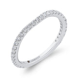Diamond Wedding Band in 14K White Gold