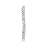 Diamond Wedding Band in 14K White Gold