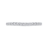 Diamond Half-Eternity Wedding Band in 14K White Gold