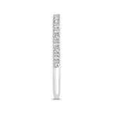 Diamond Half-Eternity Wedding Band in 14K White Gold