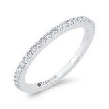 Diamond Half-Eternity Wedding Band in 14K White Gold