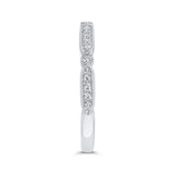 Diamond Wedding Band in 14K White Gold