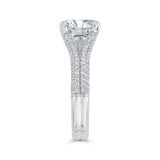 Diamond Engagement Ring in 14K White Gold (Semi-Mount)