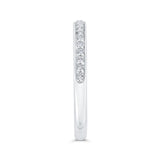 Diamond Wedding Band in 14K White Gold