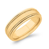 14K Yellow Gold Men's Band