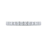 14K White Gold with Round Diamond Eternity Ring