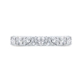 14K White Gold with Round Diamond Eternity Ring