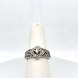 14KT White Gold Fashion Ring