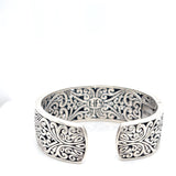 Sterling Silver and Yellow Gold Cuff Bracelet