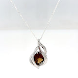 Sterling Silver Quartz Pendant