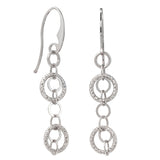 Sterling Silver Billowing Earrings