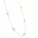 0.60 CT Diamond Stationary Necklace 18"