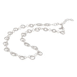 Sterling Silver Circles Galore Necklace