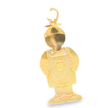 14K Yellow Gold Boy Charm