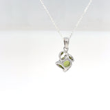 Sterling Silver Peridot Pendant