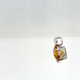 Sterling Silver Citrine Pendant