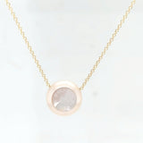 Galatea "Symbol of Love" Peach Pearl Necklace