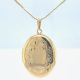 14K Yellow Gold Locket