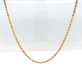14K Yellow Gold Rope Chain