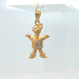 #1 Boy Gold Pendant