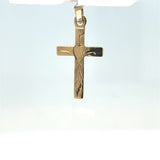 14K Yellow Gold Cross Pendant