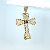 14K Yellow Gold Cross Pendant
