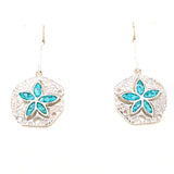 Sterling Silver Sand Dollar Earrings