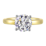 14 Karat White & Yellow Gold  Engagement Rings