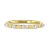 14 Karat Yellow Gold Marquise Diamond Wedding Bands