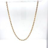 14K Yellow Gold Rope Chain