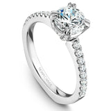 A Noam Carver white gold engagement ring with 52 diamonds.