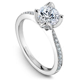 Floral Engagement Ring